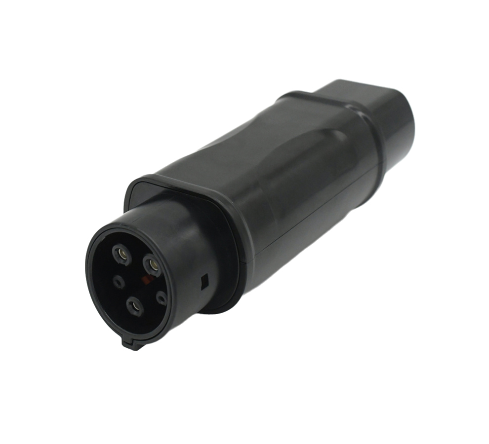 European standard to American standard charging gun adapter (without screws)