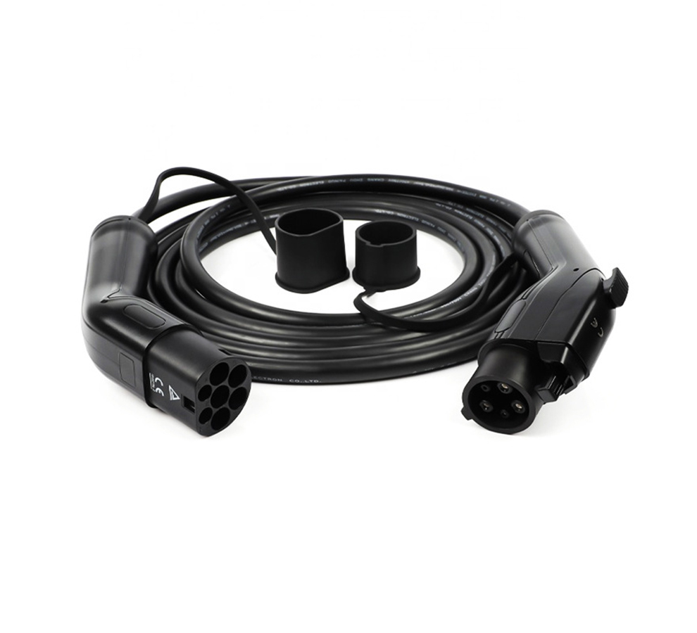 Double-head gun extension cable from American standard to European standard