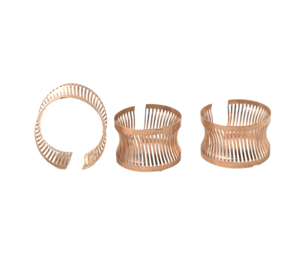 Crown spring bare copper